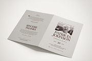 Funeral Program Template, a Brochure Template by VectorVactory (Thumbnail 3 of 7)