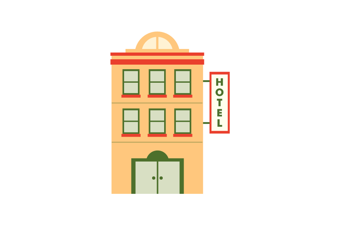 Hotel Vector Set, an Empty State Illustration by Creathub Studio (Photo 2 of 6)