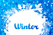 Winter abstract backgrounds., a Card Template by incomible (Thumbnail 4 of 4)