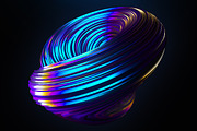 Distorted Metal Torus, an Object Graphic by FonDrakes (Thumbnail 3 of 5)