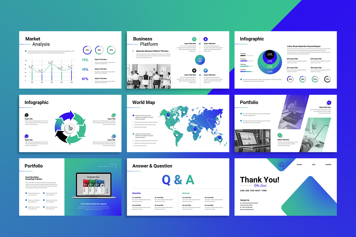 Pitch Deck Presentation Template, a Presentation Template by Spark_Creative (Photo 6 of 6)