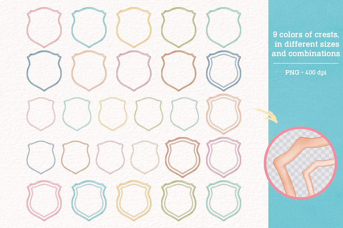 Alphabet - Cliparts Set, an Illustration by Estudio Daiane Barbosa (Photo 3 of 10)