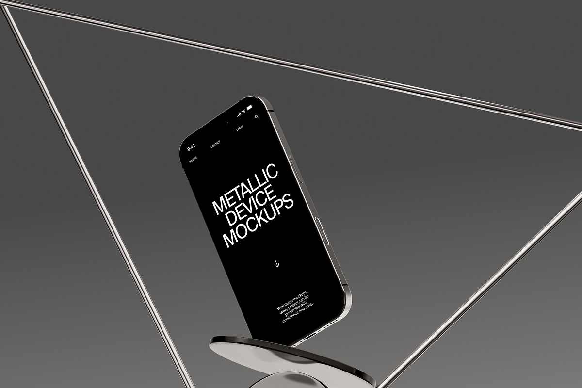 Metallic Apple Device Mockups, a Device Mockup by Wannathis.one (Photo 9 of 10)