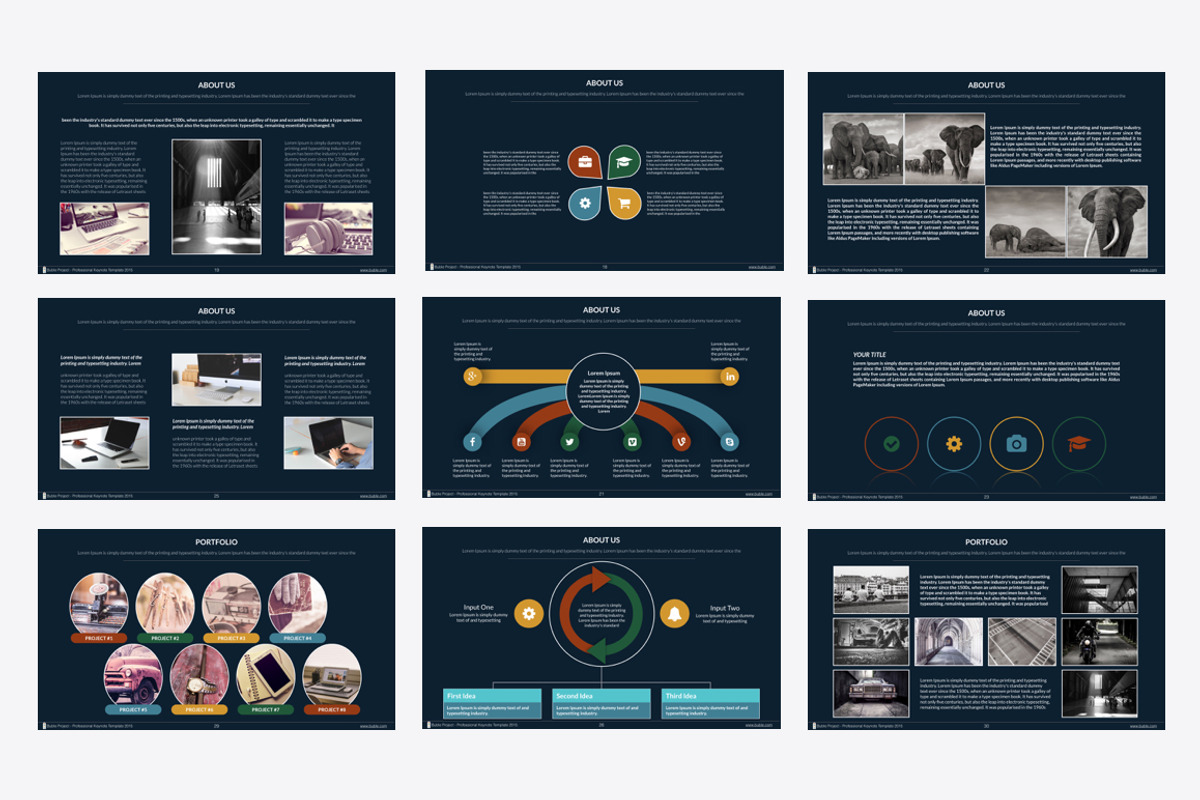 Bubble Powerpoint Template, a Presentation Template by Mia (Photo 5 of 5)
