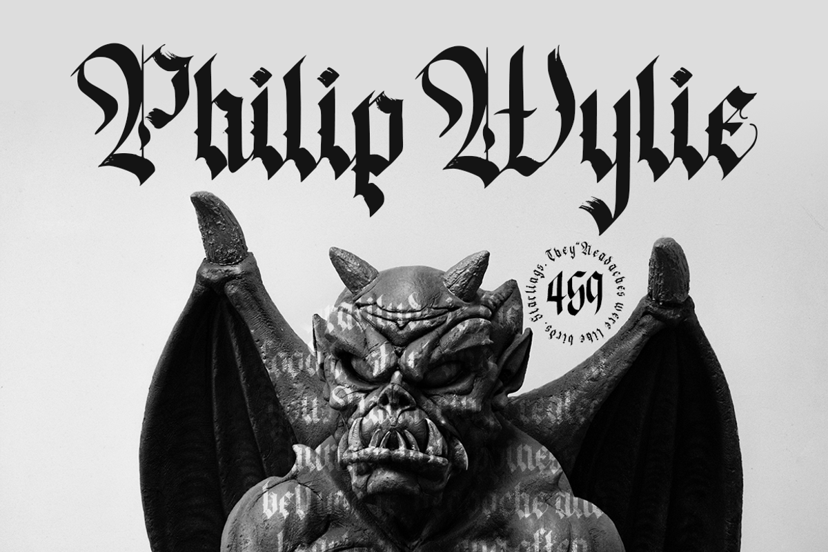 The Frankenstype - Blackletter, a Blackletter Font by Meizzaluna Design (Photo 7 of 9)