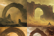 435 MJ Dark Sci-fi Prompts: Vol 2, a Background Graphic by Sevenstyles (Thumbnail 3 of 15)