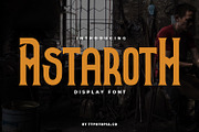 Astaroth, a Sans Serif Font by edukka (Thumbnail 1 of 9)