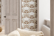 Floral Damask Patterns, a Wallpaper Graphic by Bloomart Studio (Thumbnail 2 of 6)