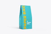 Paper Bag Mockup. Half Side view, a Cups & Container Mockup by easymock (Thumbnail 8 of 10)
