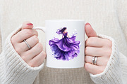 Watercolor Magical Fairy Garden Clip, an Illustration by designcity5 (Thumbnail 5 of 5)