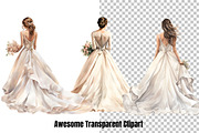 Wedding Bride Clipart, a Person Illustration by Gloria Designed It (Thumbnail 2 of 6)