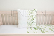 White Pillow + Sheets Mockup #NN36, a Product Mockup by JENLYNN Stock Shop (Thumbnail 1 of 5)