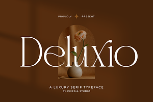 Deluxio - Modern Luxury Serif Font