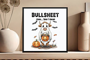 Funny Cow Halloween PNG, an Illustration by DreamCafeArt (Thumbnail 5 of 7)