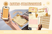 Retro Groove Branding Starter Kit, a Branding & Logo Template by Hell Yeah Designs (Thumbnail 11 of 15)