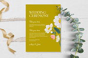 Wildflowers wedding suite templates, a Templates & Theme by Gabba Delgado (Thumbnail 6 of 7)