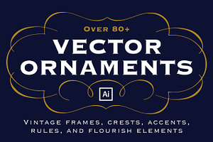 80 Vector Ornaments