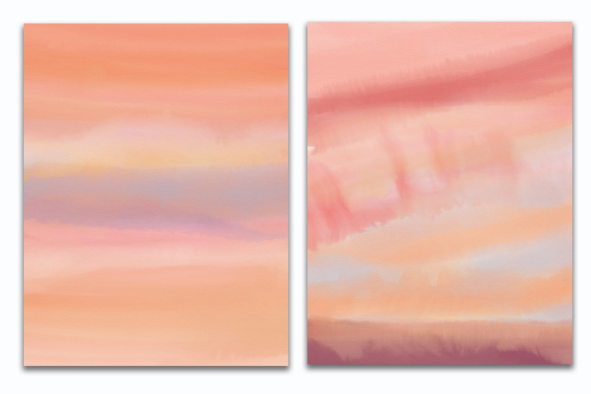Сoral sky background, a Texture Graphic by GraphicRain (Photo 3 of 4)