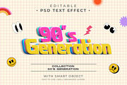90's Pop Text Effect PSD, a Brushes & More by Antproject (Thumbnail 3 of 5)