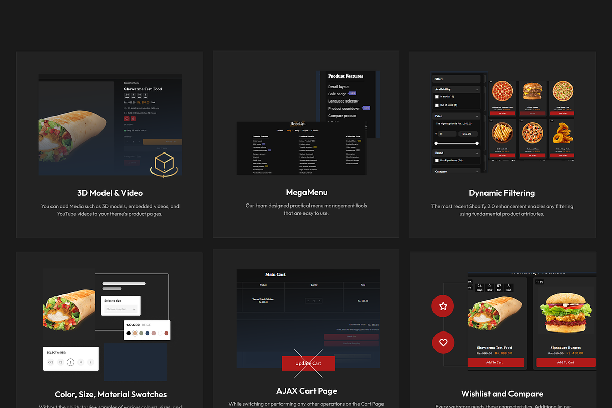 Fast Food & Restaurant Shopify Theme, a Shopify Template by LogicGo Shopify Experts (Photo 7 of 7)