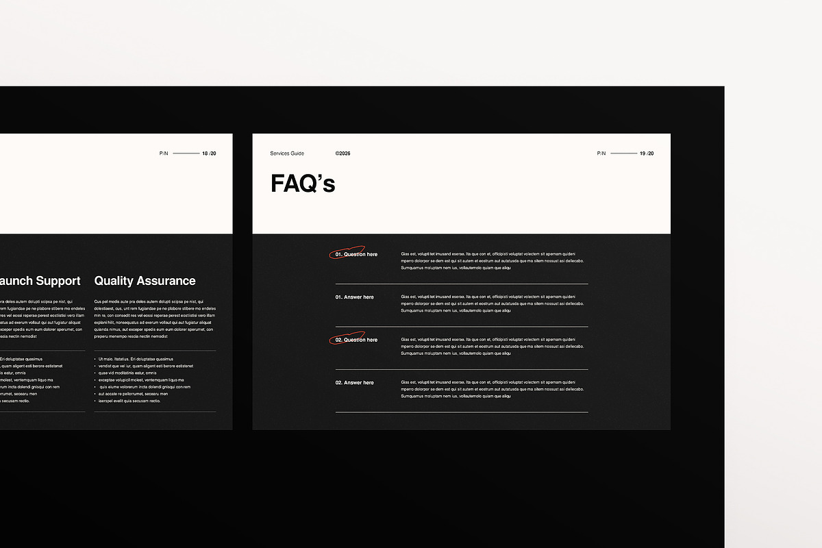 Services and Pricing Guide Template, a Brochure Template by ArtisanaAura (Photo 11 of 14)