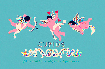 Valentine Couple Clipart - Cute Love, a Person Illustration by Inkley ...