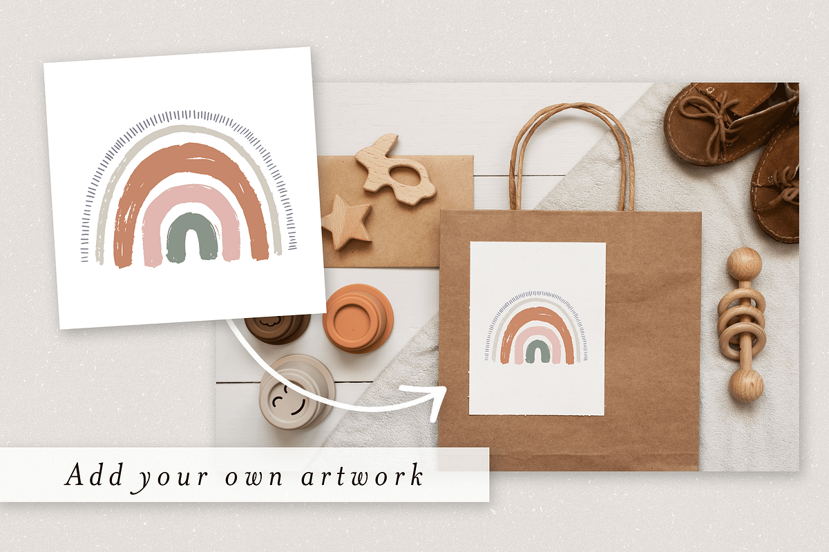 Boho Baby Mockup + Photo Bundle, a Books & Magazine Mockup by Ashley Alexandra Design (Photo 3 of 10)