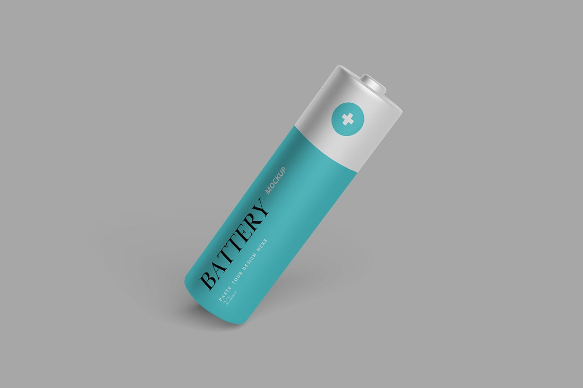 Battery Mockup, a Household Mockup by YurnalisPerix (Photo 4 of 5)