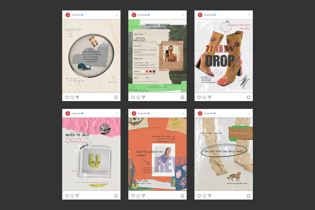 REVY Social Media Kit, a Social Media Template by rainbojelia (Photo 16 of 18)