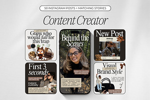 Content Creator Instagram Templates