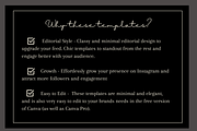 Luxe Dark Minimal Instagram Template, a Social Media Template by Faytemplates (Thumbnail 7 of 10)
