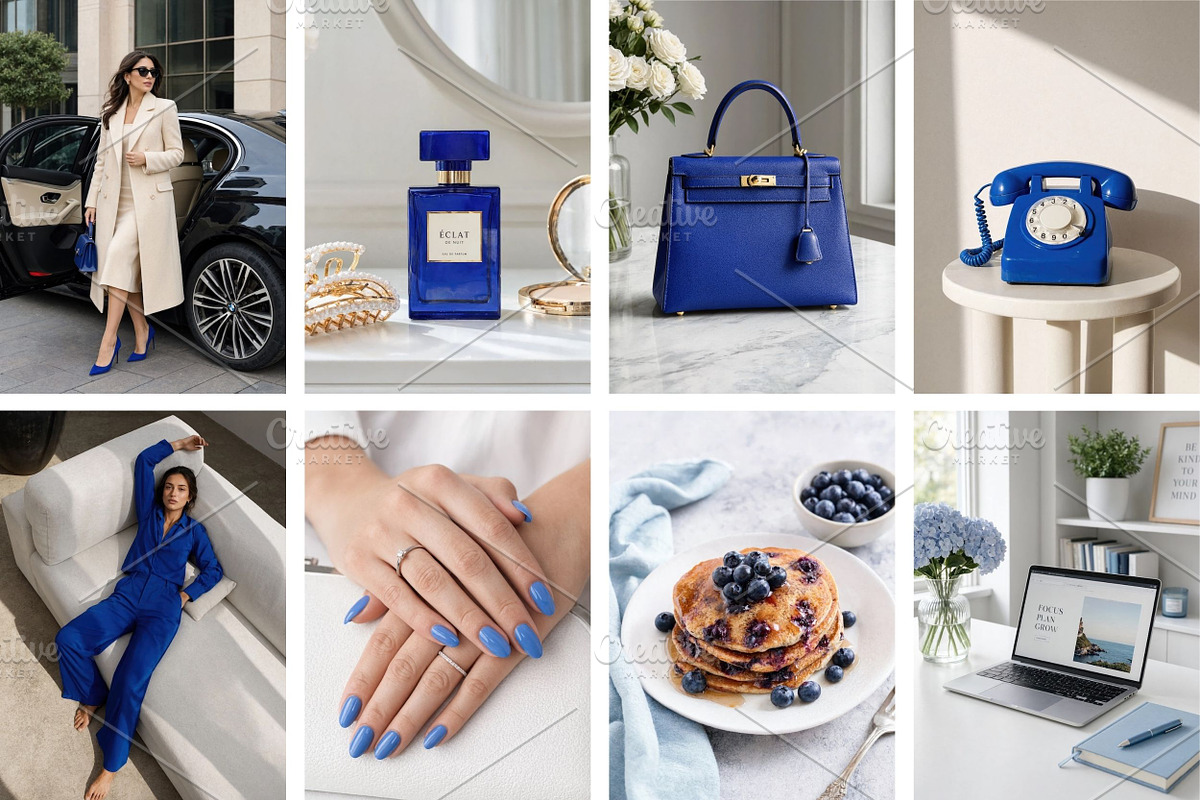 Blue Aesthetic Stock Photos, a Person Photo by Selenique Studio (Photo 10 of 12)