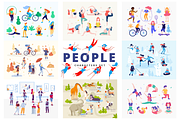 People characters set, a Person Illustration by Bezvershenko (Thumbnail 12 of 12)