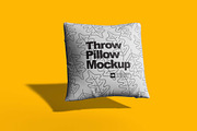 Throw Pillow Mockup, a Merchandise Mockup by Aprndy85 (Thumbnail 2 of 3)