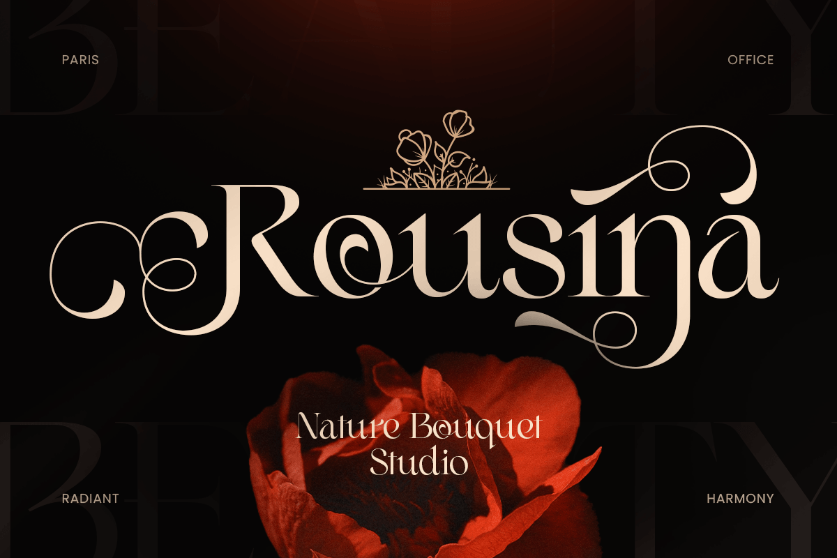 Riona - Luxury Swash Logo Font, a Serif Font by Sensatype (Photo 7 of 12)