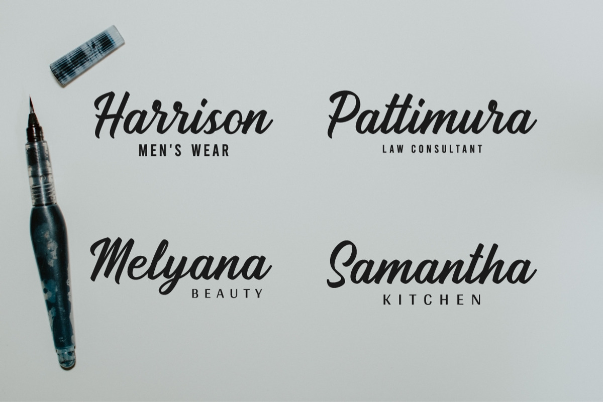 Ramestone - Handlettering Font preview 4