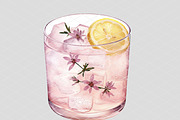 Lavender Lemonade Cocktail, an Illustration by 1801Prints (Thumbnail 4 of 4)
