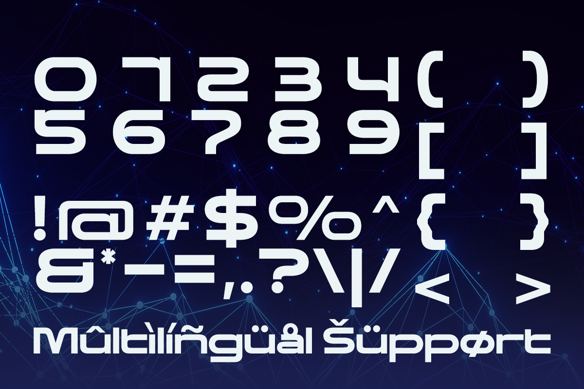 Sheirav - Futuristic Ligature Font, a Sans Serif Font by RagamKata (Photo 10 of 10)