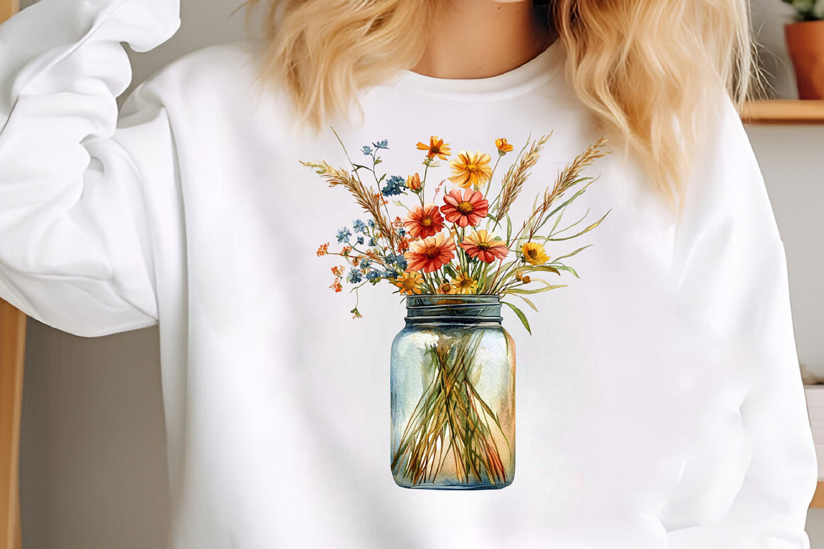 Fall Mason Jar Design PNG, an Illustration by SinaCreation (Photo 4 of 7)
