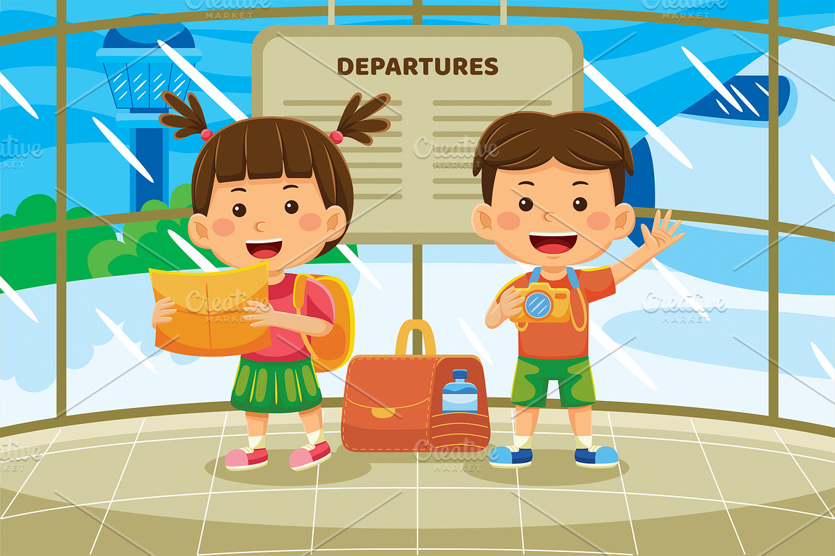 Holiday Cartoon Vector #04, an Education Illustration by MEDZ (Photo 1 of 3)