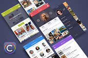 Coloristic UI Kit, an UI Kit Template by UI Chest (Thumbnail 1 of 5)