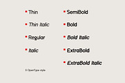 Minks Urban Sans Serif Family Font, a Sans Serif Font by UICreative (Thumbnail 8 of 13)