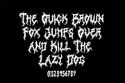 Black Monster Black Metal Font, a Blackletter Font by Blackmetalfont (Thumbnail 2 of 6)