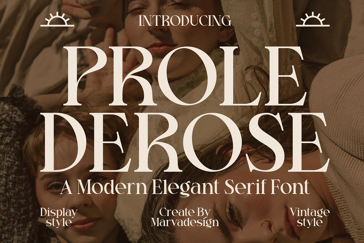 Prole Derose Font, a Serif Font by Marvadesign (Photo 1 of 7)