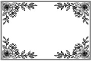 Ornate Floral Vector Frames, an Illustration by musafir_fashion (Thumbnail 4 of 9)
