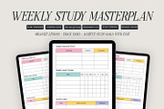 Weekly Study Planner, a Presentation Template by Ahluva Studio (Thumbnail 4 of 9)