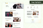 Gisselle - Fashion Designer Website, an UI Kit Template by Uptechies (Thumbnail 3 of 4)