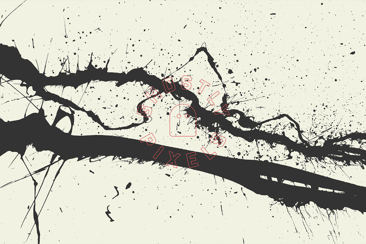 Paint Splatter Art, a Texture Graphic by GhostlyPixels (Photo 12 of 14)