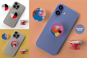 PopSockets Mock-up, an iPhone Mockup by Colatudo Store (Thumbnail 6 of 8)