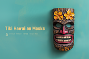Tiki Hawaiian Masks, an Arts & Entertainment Photo by Typedreams.site (Thumbnail 1 of 3)